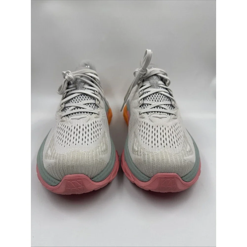 Hoka One One Women’s Clifton Edge Running Shoes Us10 Gray Pink Orange 1110511